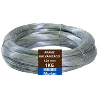 Arame Galvanizado BWG18 1.24mm 1Kg Morlan