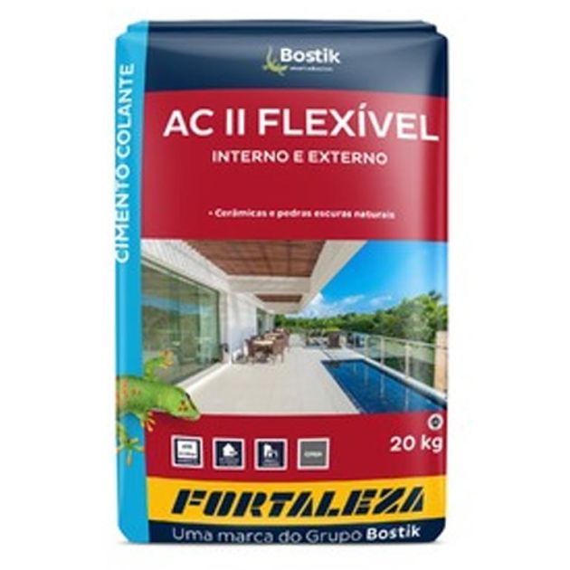 Argamassa ACII Externa Flexível 20Kg Fortaleza