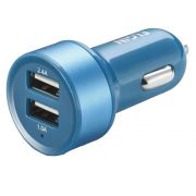 Carregador Veicular USB 2 Saídas 10W Azul Elgin