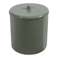 Cesto Multiuso Tampa 20x25cm Oliva Astra