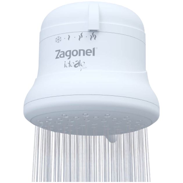 Chuveiro/Ducha 4T Ideale Plus 220V/6800W Branca Zagonel