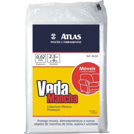Cobertura Plástico Veda Mancha 2.5 x 4M Atlas