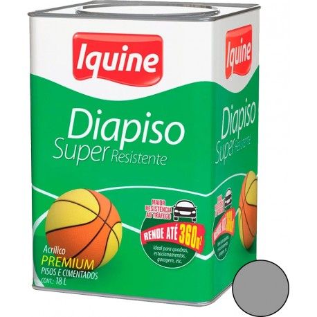 Diapiso Super Resistente 18L Cinza Médio Iquine