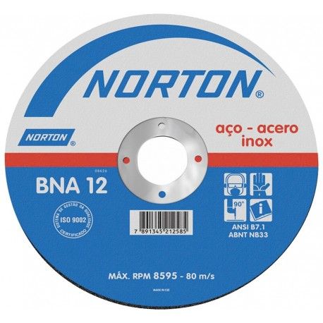 Disco Corte 115X1.6X22.22 BNA12 Norton