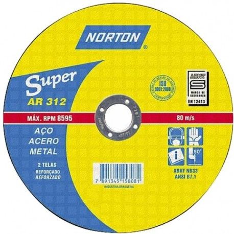 Disco Corte 117.8X3.0X22.22 AR312 Norton