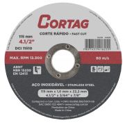 Disco Corte Inox 115x1.0x22.22MM Cortag
