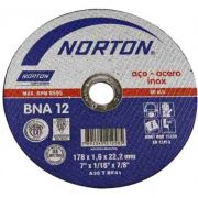Disco de Corte 180x1.6x22.23MM BNA12 Azul Norton