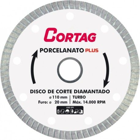 Disco Diamantado Porcelanato Pro 110X20MM Cortag