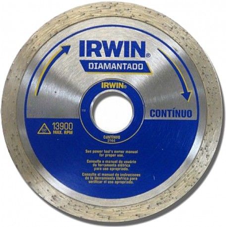 Disco Diamantando Liso Premium 180x25mm Irwin