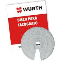 Disco Tacógrafo 7 Dias Caixa C/ 10 Jogos Wurth