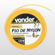 Fio de Nylon 1.8MM X 15M Redondo Vonder