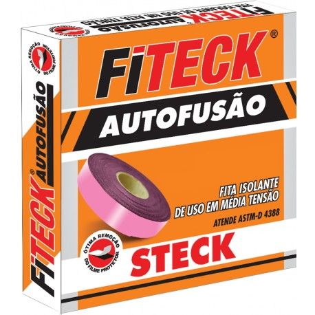 Fita Autofusão Fiteck 19MMx2M Rosa Steck