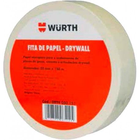 Fita Papel Drywall 50MMx150M Wurth