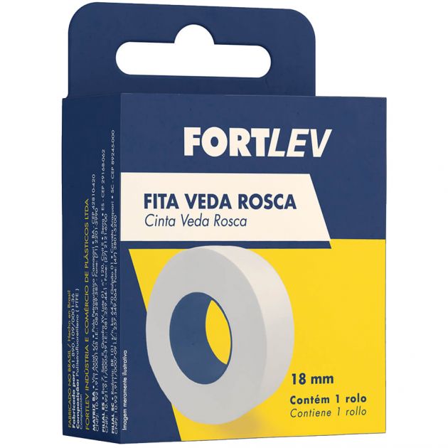 Fita Veda Rosca 18MMx50M Fortlev