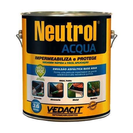 Impermeabilizante Neutrol Acqua 3.6L
