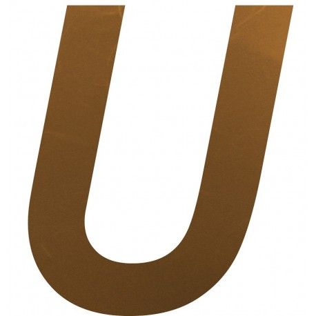 Letra Residencial Ouro U União Mundial