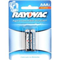 Pilha Alcalina "AAA" Palito Cartelado 2 Pilhas Rayovac
