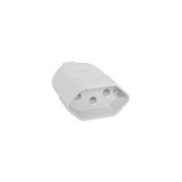 Plug Fêmea 3P 10A/250V Branco Tramontina