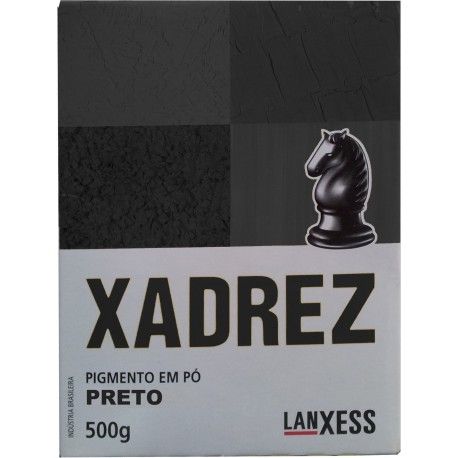 PÓ XADREZ, PIGMENTO, PRETO, CAIXA 500 G