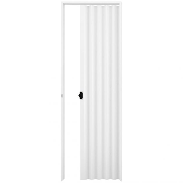Porta Sanfonada PVC 210x60CM Branca Quimiplast