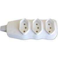 Régua 3 Tomadas 2P+T 10A/250V Tramontina