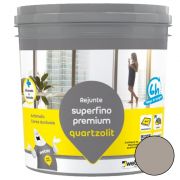 Rejunte Superfino Premium Cinza Outono 2KG QUARTZOLIT 