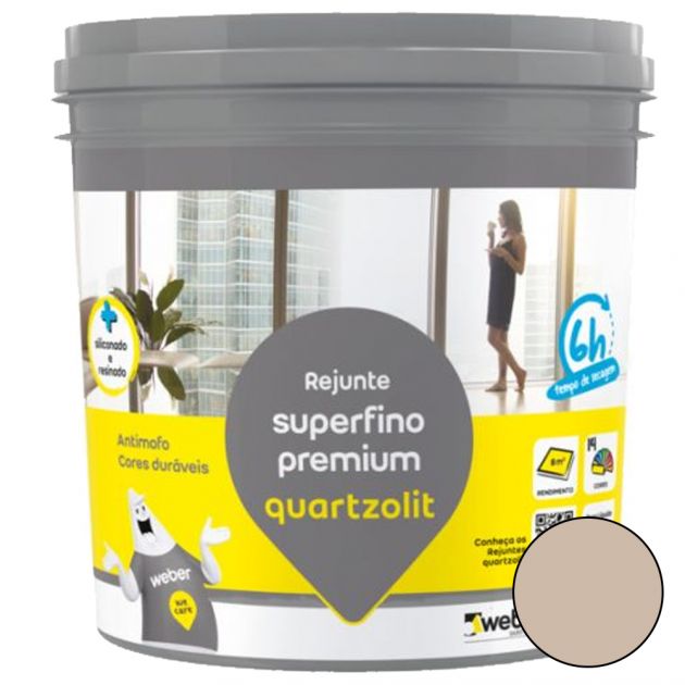 Rejunte Superfino Premium Kraft 2KG QUARTZOLIT 