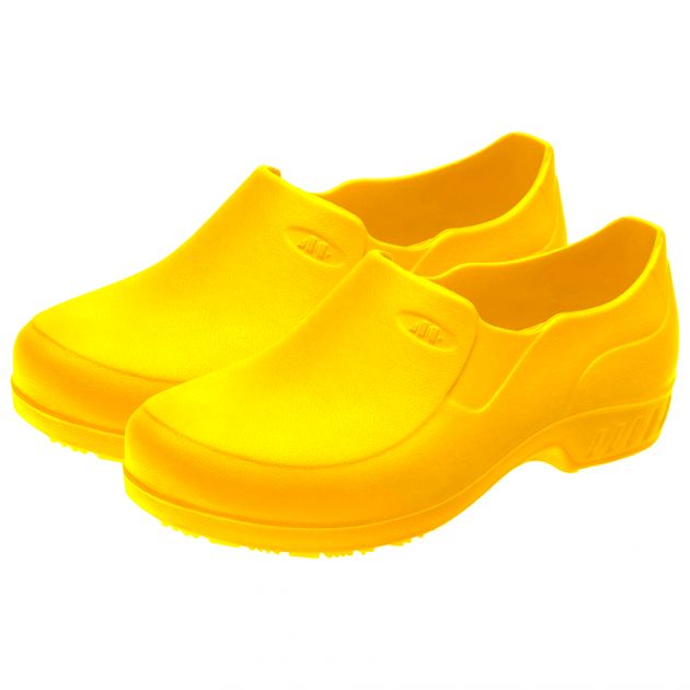 Sapato Eva Full Grip S/ Bico Clean Amarela 39 Marluvas