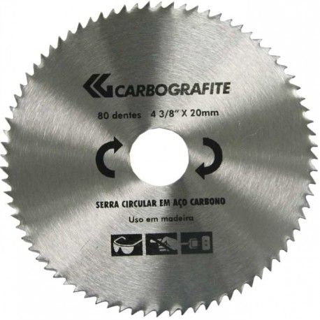 Disco Serra Circular (4.3/8") 100X20MM 80 Dentes Carbografite