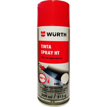 Spray Alta Temperatura 300ML Branco Brilhante Wurth