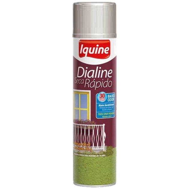 Spray Dialine 400ML Metal Alumínio Iquine