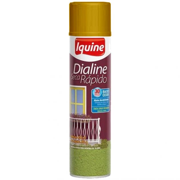 Spray Dialine 400ML Metal Dourado Iquine