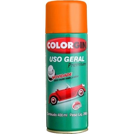 Spray Esmalte Laranja 360ML Colorgin