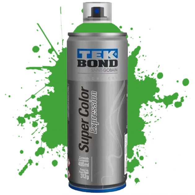 Spray Expression 400ML Verde Camaleão Tekbond