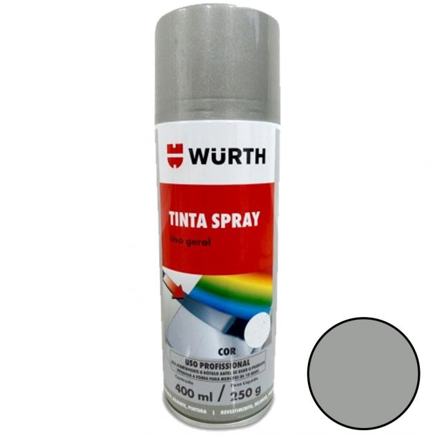 Tinta Spray 400ML/250G Alumínio Wurth