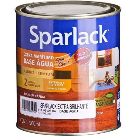 Verniz Acetinado Extra Base Água 3.6L Sparlack